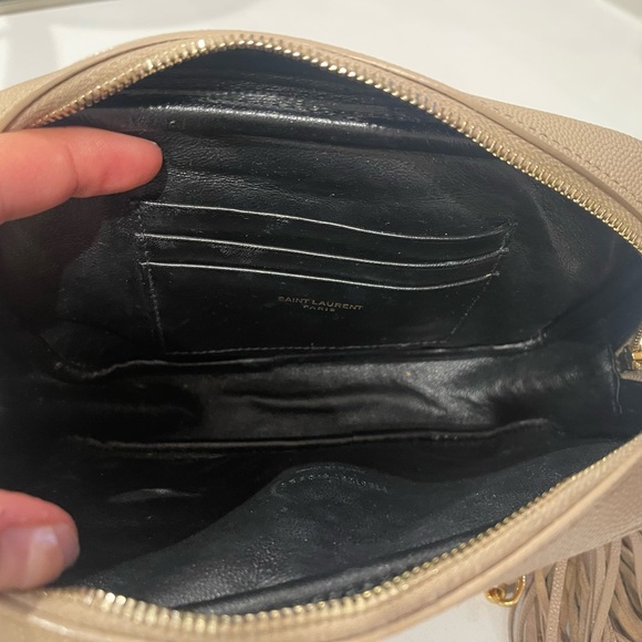 Yves Saint Laurent Beige Quilted Crossbody Bag - Picture 12 of 12